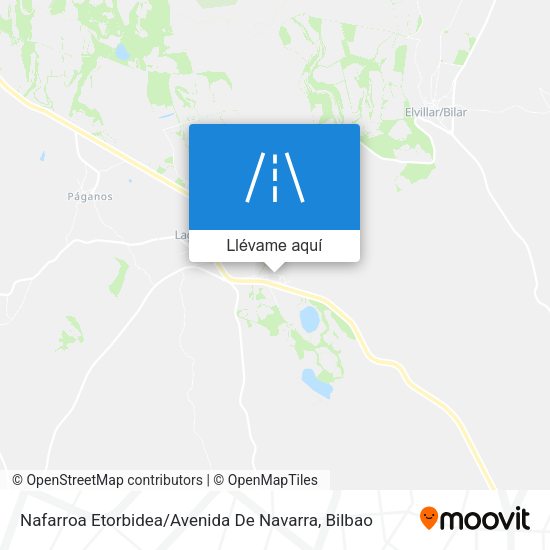 Mapa Nafarroa Etorbidea / Avenida De Navarra