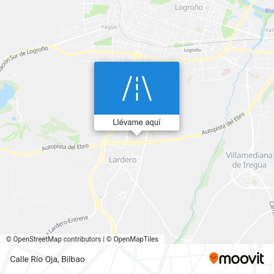 Mapa Calle Río Oja