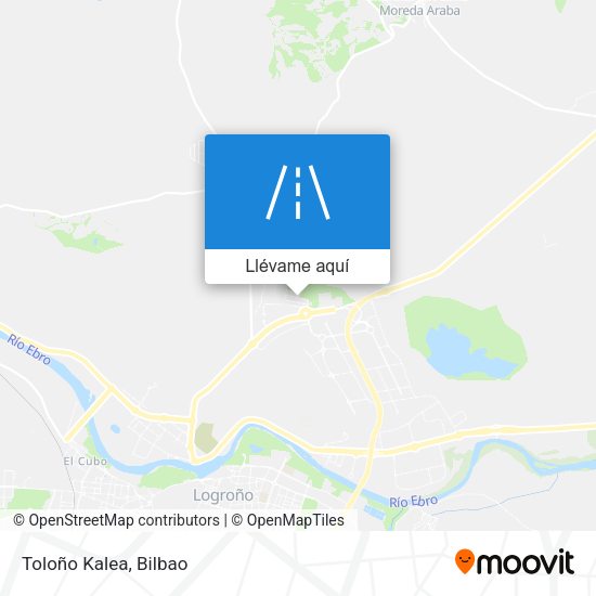 Mapa Toloño Kalea