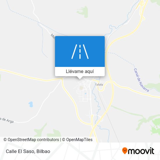 Mapa Calle  El Saso