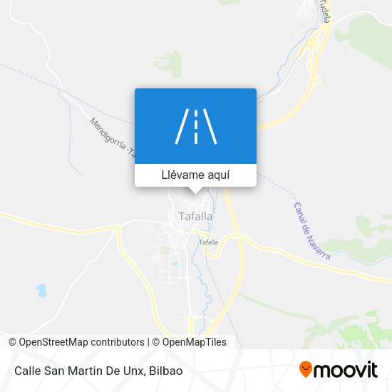 Mapa Calle San Martin De Unx