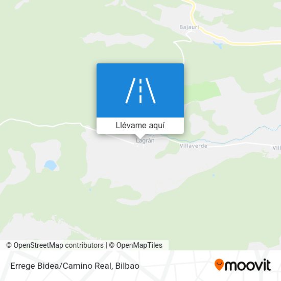 Mapa Errege Bidea/Camino Real