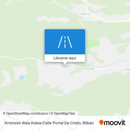 Mapa Kristoren Atea Kalea / Calle Portal De Cristo