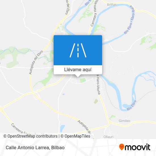 Mapa Calle Antonio Larrea