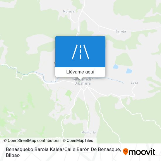 Mapa Benasqueko Baroia Kalea / Calle Barón De Benasque
