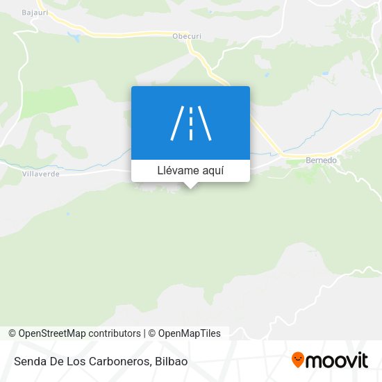 Mapa Senda De Los Carboneros