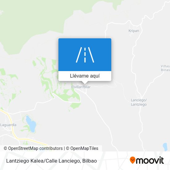 Mapa Lantziego Kalea/Calle Lanciego