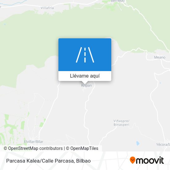 Mapa Parcasa Kalea/Calle Parcasa