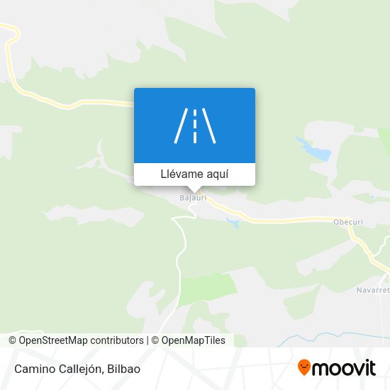 Mapa Camino Callejón