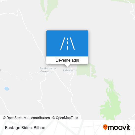Mapa Bustago Bidea