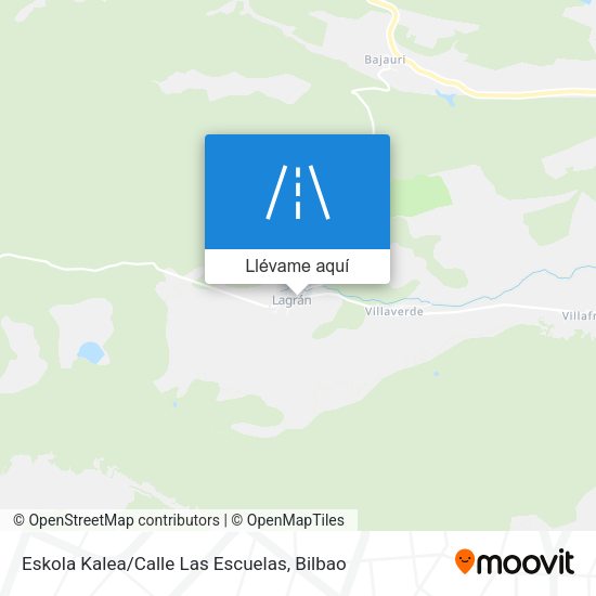 Mapa Eskola Kalea / Calle Las Escuelas