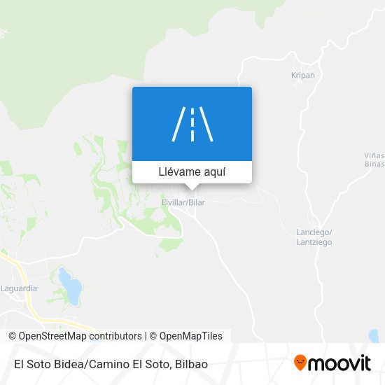 Mapa El Soto Bidea/Camino El Soto