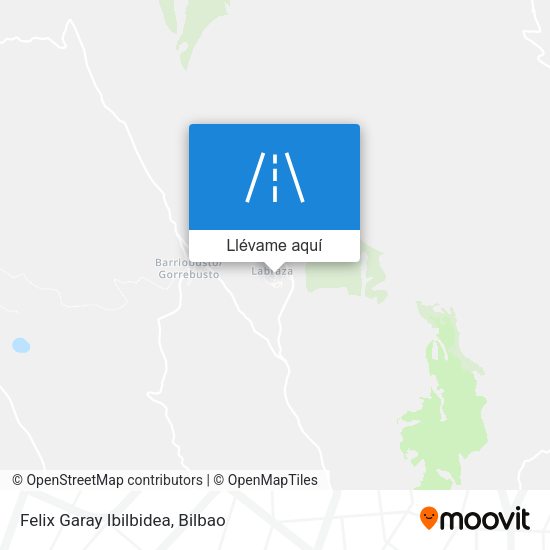 Mapa Felix Garay Ibilbidea