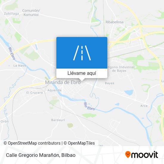 Mapa Calle Gregorio Marañón