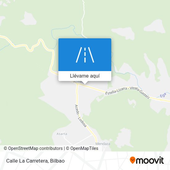 Mapa Calle La Carretera