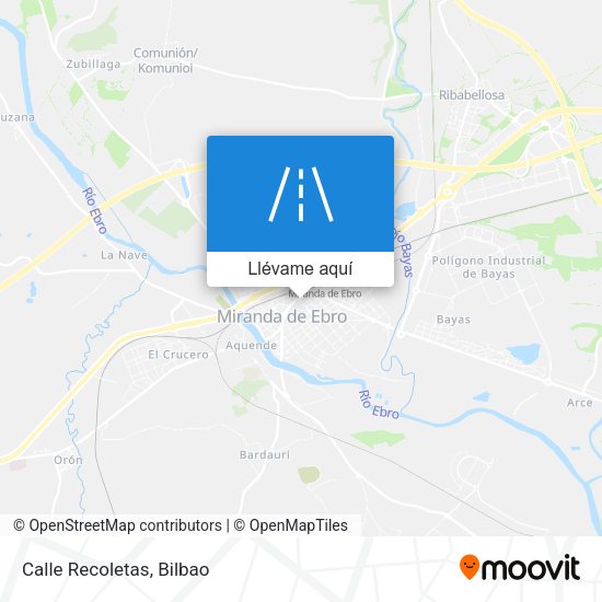 Mapa Calle Recoletas