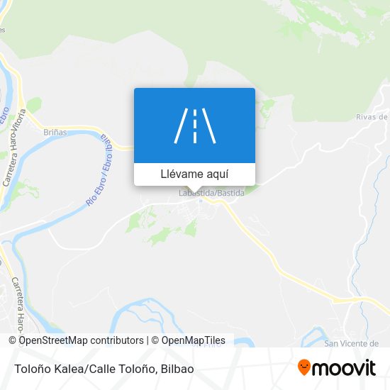 Mapa Toloño Kalea/Calle Toloño