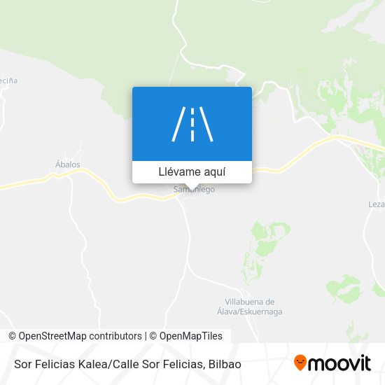 Mapa Sor Felicias Kalea / Calle Sor Felicias