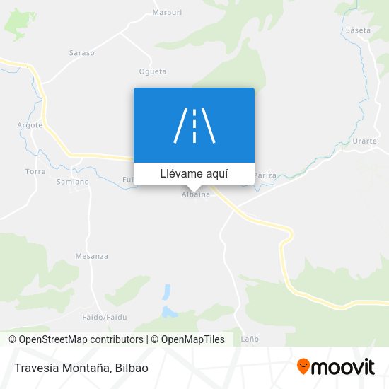 Mapa Travesía Montaña
