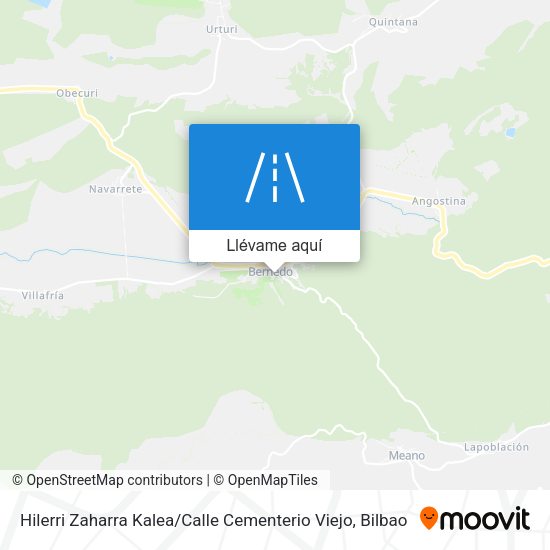 Mapa Hilerri Zaharra Kalea / Calle Cementerio Viejo