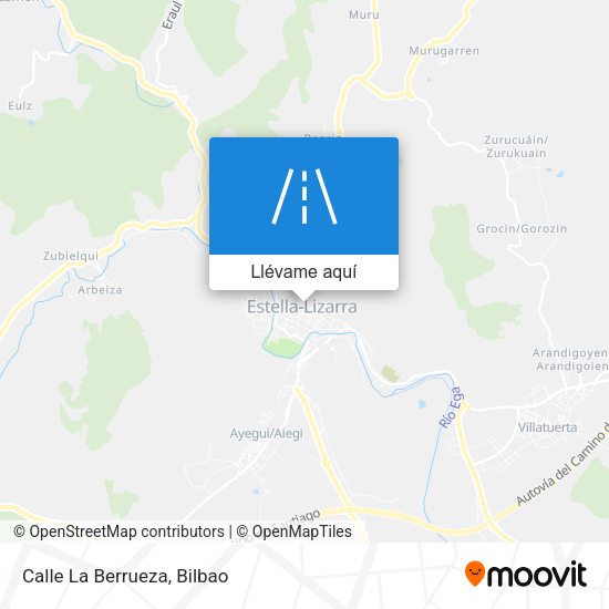 Mapa Calle La Berrueza