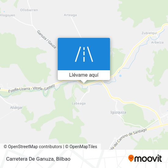 Mapa Carretera De Ganuza