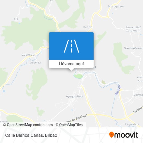 Mapa Calle Blanca Cañas