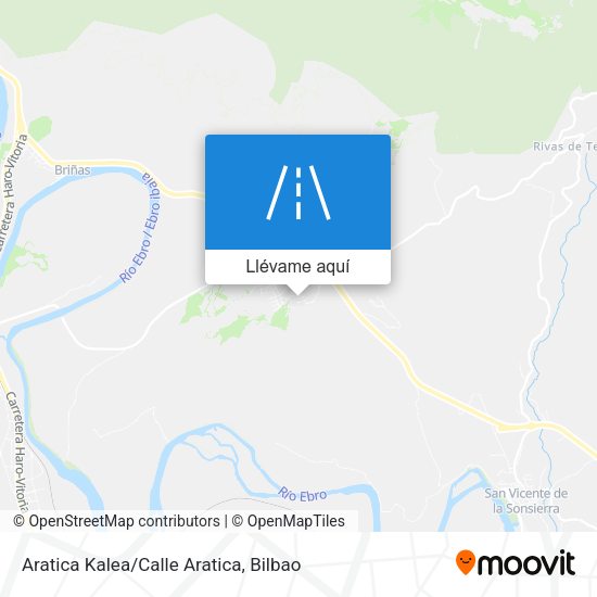 Mapa Aratica Kalea/Calle Aratica