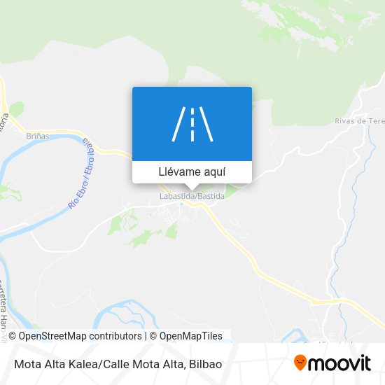 Mapa Mota Alta Kalea / Calle Mota Alta