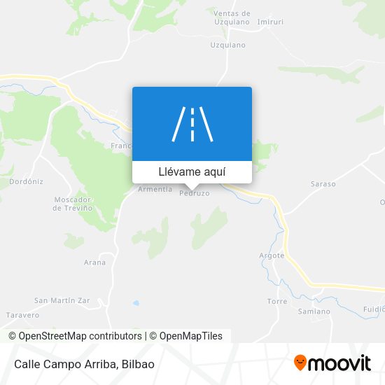 Mapa Calle Campo Arriba