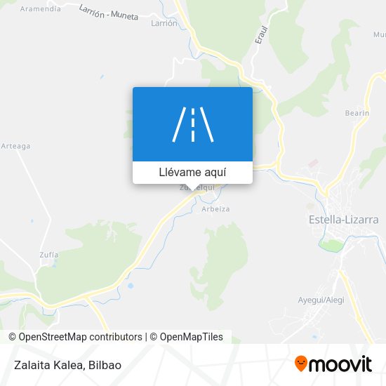 Mapa Zalaita Kalea