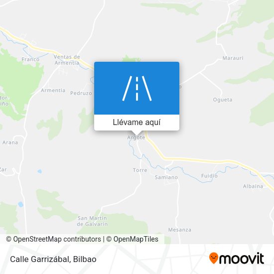 Mapa Calle Garrizábal