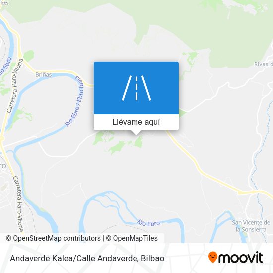 Mapa Andaverde Kalea / Calle Andaverde