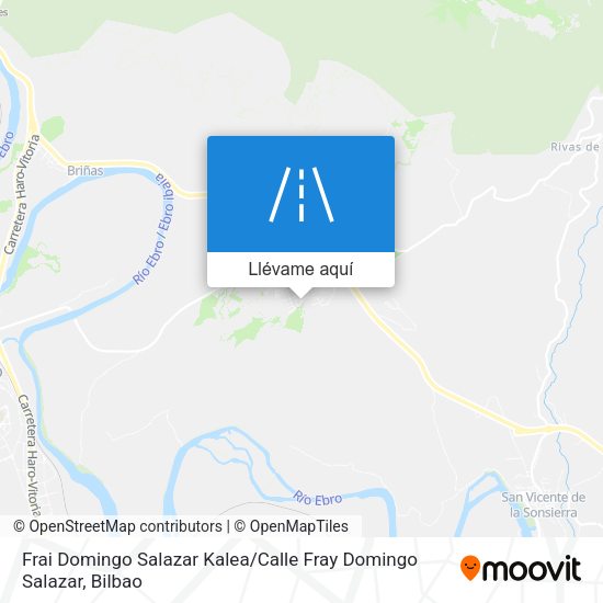 Mapa Frai Domingo Salazar Kalea / Calle Fray Domingo Salazar