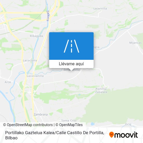 Mapa Portillako Gaztelua Kalea / Calle Castillo De Portilla
