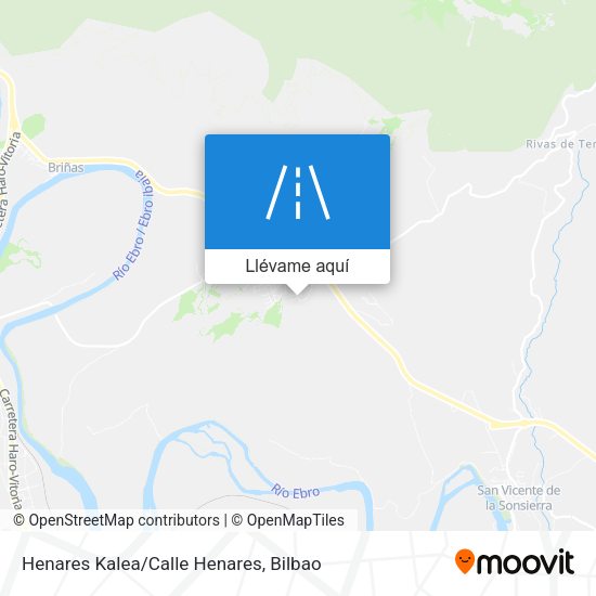 Mapa Henares Kalea/Calle Henares