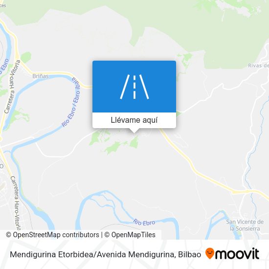 Mapa Mendigurina Etorbidea / Avenida Mendigurina