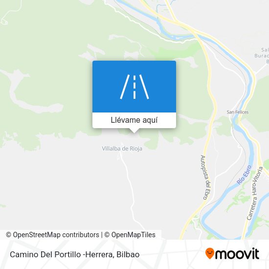 Mapa Camino Del Portillo -Herrera
