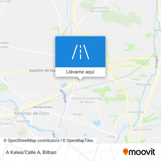 Mapa A Kalea/Calle A