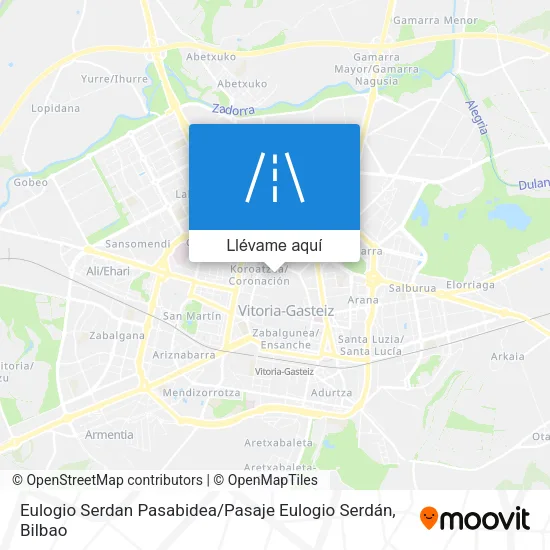 Mapa Eulogio Serdan Pasabidea / Pasaje Eulogio Serdán