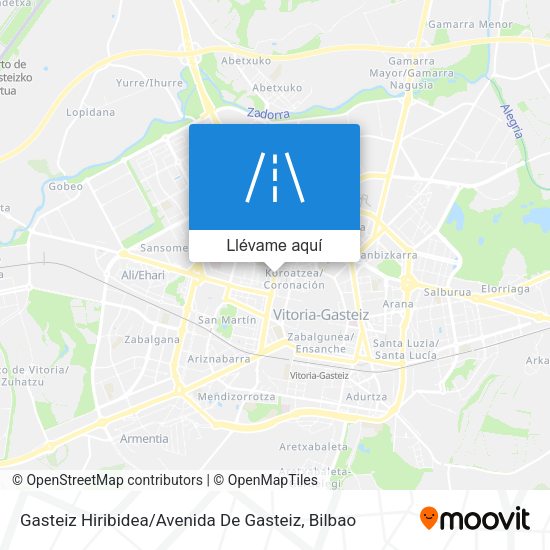 Mapa Gasteiz Hiribidea / Avenida De Gasteiz