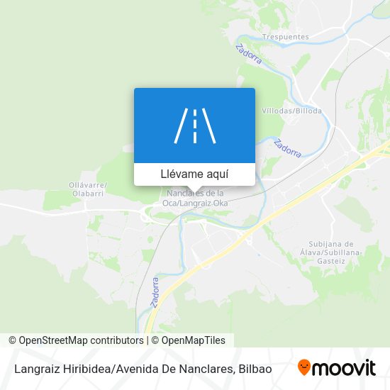 Mapa Langraiz Hiribidea / Avenida De Nanclares