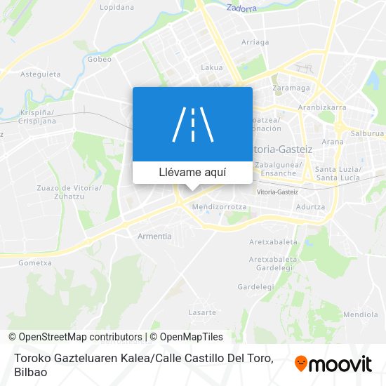 Mapa Toroko Gazteluaren Kalea / Calle Castillo Del Toro