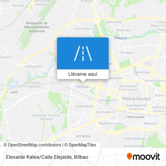 Mapa Elexalde Kalea/Calle Elejalde