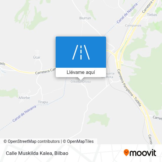 Mapa Calle Muskilda Kalea