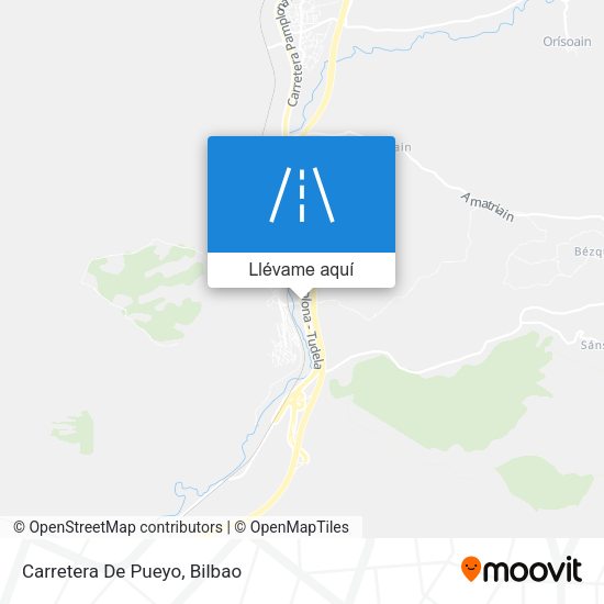 Mapa Carretera De Pueyo