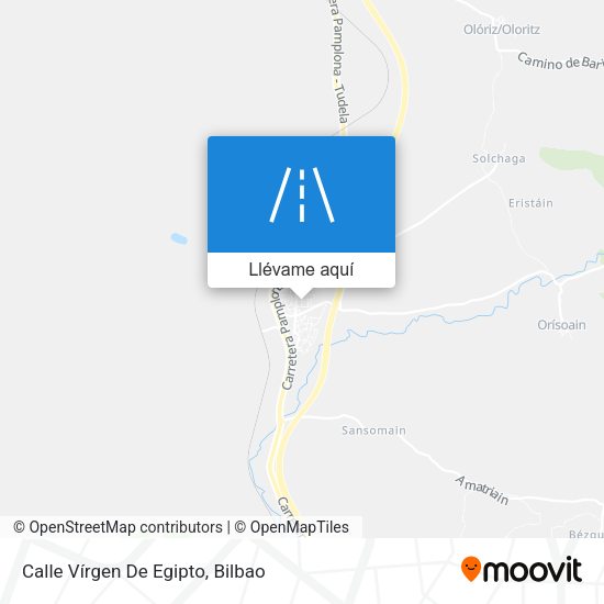 Mapa Calle Vírgen De Egipto