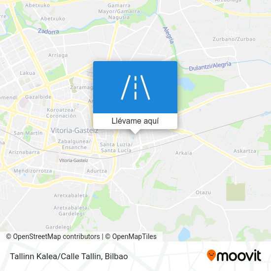 Mapa Tallinn Kalea/Calle Tallin
