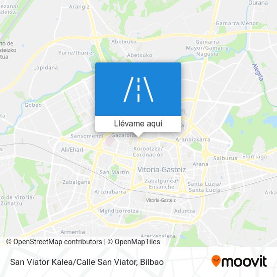 Mapa San Viator Kalea / Calle San Viator