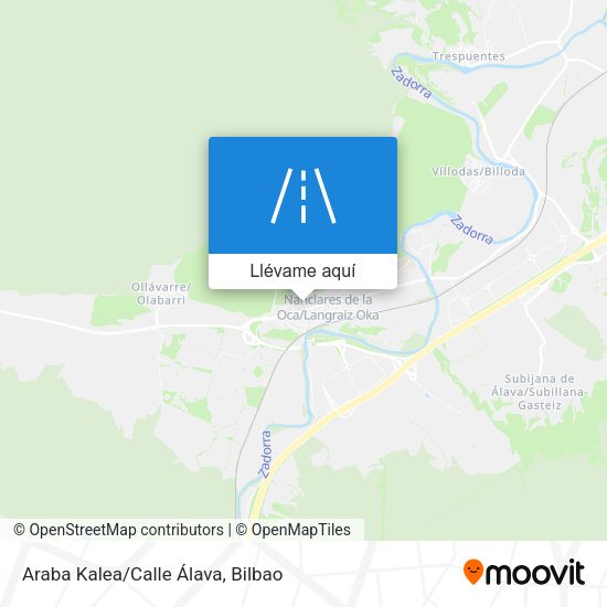 Mapa Araba Kalea/Calle Álava